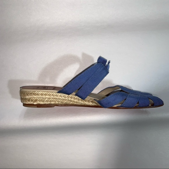 CHRISTIAN LOUBOUTIN size 35 rope wrapped wedge mule ESPADRILLES - Picture 8 of 10